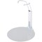 Plymor DSP-25W White Adjustable Action Figure Stand, fits 4.5, 5, and 5.5 inch Action Figures, Waist is 1" - 1.5" wide, 3" - 3.5" around